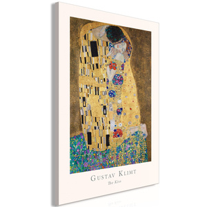Obraz - Gustav Klimt - The Kiss (1-częściowy) pionowy