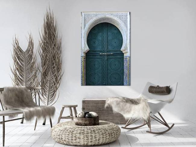 Obraz - Etniczne drzwi (1-częściowy) pionowy