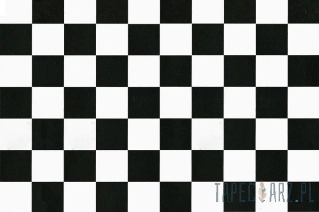 Okleina meblowa samoprzylepna 45cm biało-czarna szachownica 200-2565